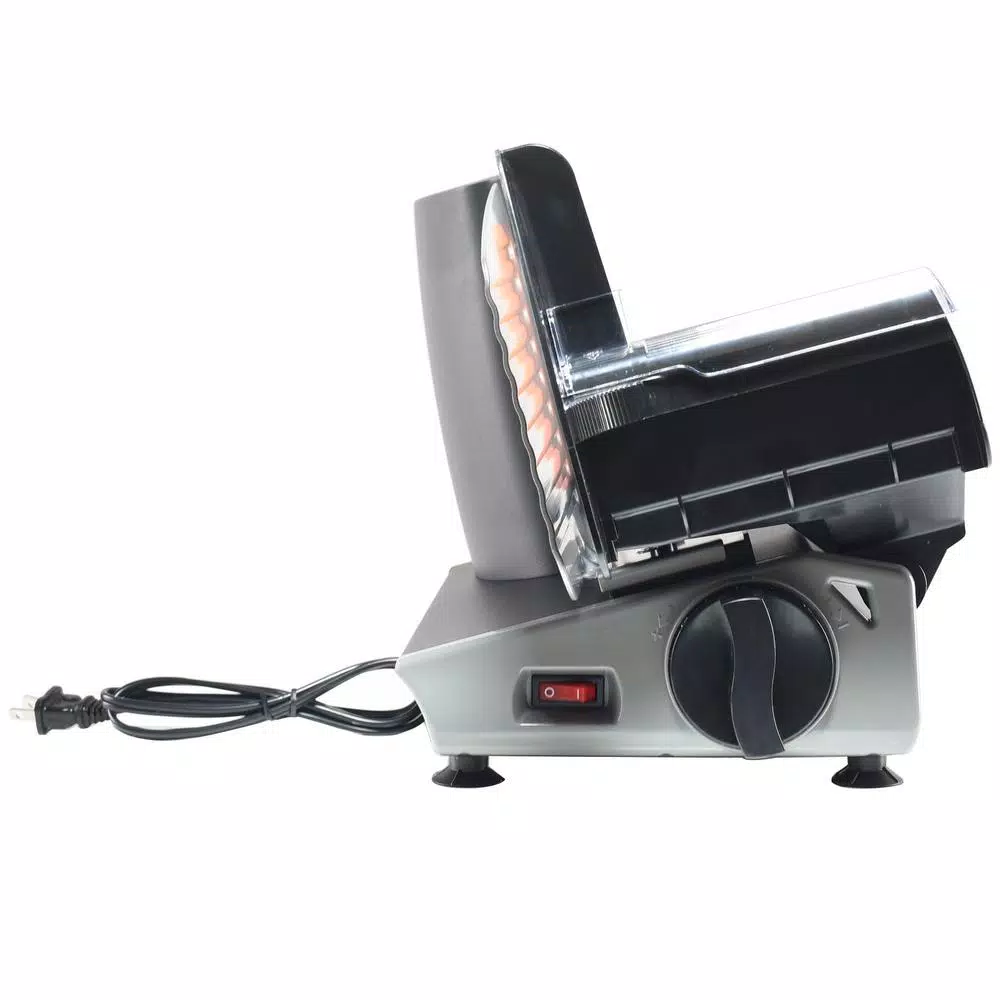 Continental Professional Series 7.5 in. Stainless Steel Meat Slicer with 180W Motor