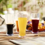 Libbey Indoors Out 4-Piece Break-Resistant Tritan Pilsner Glass Set, 14 oz thumbnail 2
