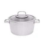 BergHOFF Essentials Manhattan 8.8 Qt. Stainless Steel Stock Pot with Glass Lid thumbnail 1
