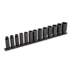 Husky 1/2 in. Drive SAE Deep Impact Socket Set, 13-Piece thumbnail 5