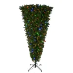 Home Accents Holiday 7 ft Wesley Upside Down Long Needle Pine Pre-Lit LED Artificial Christmas Tree with 420 Color Changing Lights thumbnail 1