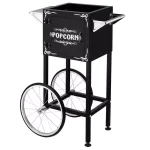 Great Northern Popcorn Replacement Cart with Wheels for 4-6 oz. Machines, Black thumbnail 3