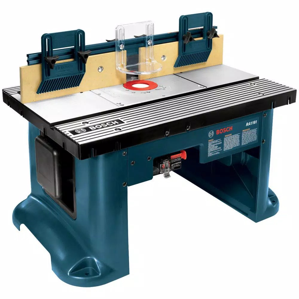 Bosch RA1181 Router Table with 1617EVS 2.25 HP Variable Speed Fixed-Base Router Combo