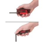 TEKTON 8-Piece Metric Folding Hex Key Wrench Set, 1.5-8 mm thumbnail 8