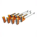BORA Steel Parallel Clamp Set, 4-Piece (24 in. and 31 in.) thumbnail 1