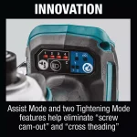 Makita 18V LXT Brushless 4-Speed Impact Driver Kit with ImpactXPS Socket Adapter and Bit Set thumbnail 5