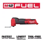 Milwaukee M12 FUEL 12V Brushless 4-in-1 Installation Drill Driver and Oscillating Multi-Tool Set (Tool-Only) thumbnail 2