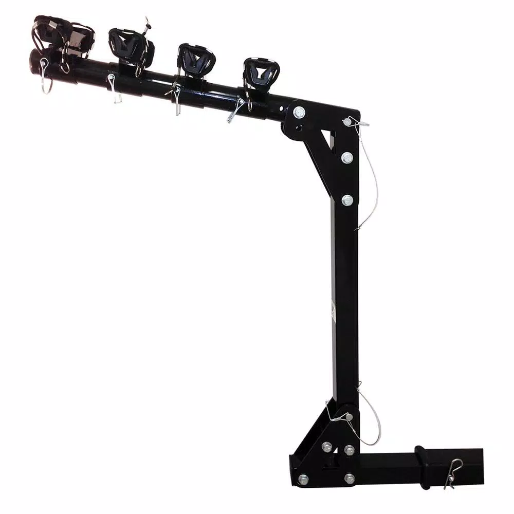 Detail K2 4-Bike Capacity Hitch Mounted Bike Rack with 1-1/4 in. Adapter, 100 lb. Capacity