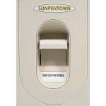 SPT 22 lb. Capacity Rice Dispenser with 1-Cup One-Touch Operation, White thumbnail 4