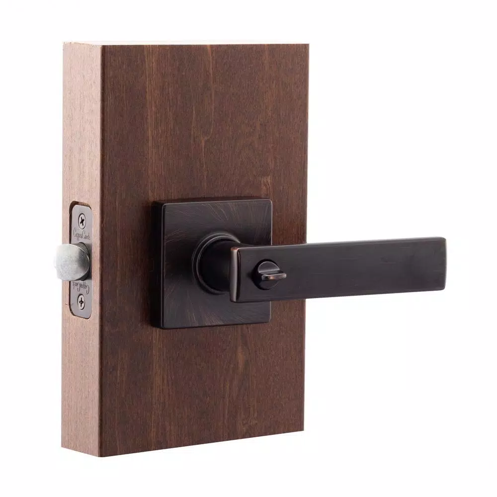 Copper Creek Craftsman Remi Keyed Entry Door Lever, Tuscan Bronze, ANSI Grade 3