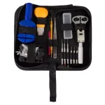 Stalwart 144-Piece Watch Repair Kit with Portable Nylon Zippered Case thumbnail 1