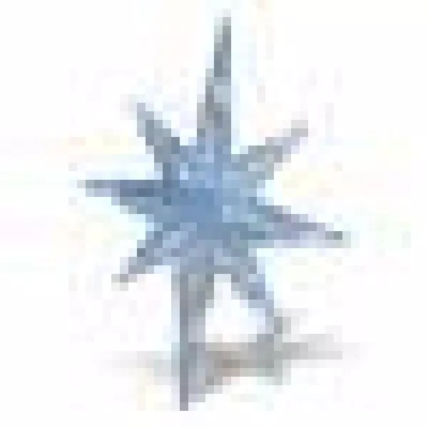 National Tree Company 42 in. Ice Crystal Bethlehem Star with 96 Warm White LED Lights