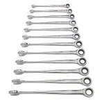 GearWrench Metric X-Beam Ratcheting Wrench Set, 12-Piece thumbnail 1