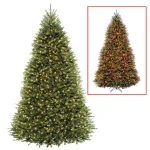 National Tree Company 9 ft. PowerConnect Dunhill Fir Artificial Christmas Tree with Dual Color LED Lights thumbnail 1