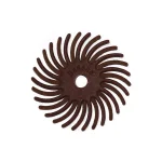 Dedeco 1 in. Sunburst Radial Discs, 80-Grit Coarse Arbor Rotary Cleaning and Polishing Tool, 1/8 in. Shank (48-Pack) thumbnail 1
