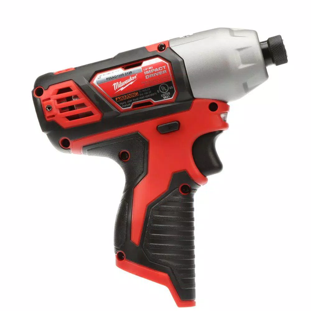 Milwaukee M12 12V Lithium-Ion Cordless 1/4 in. Hex Impact Driver (Tool Only)