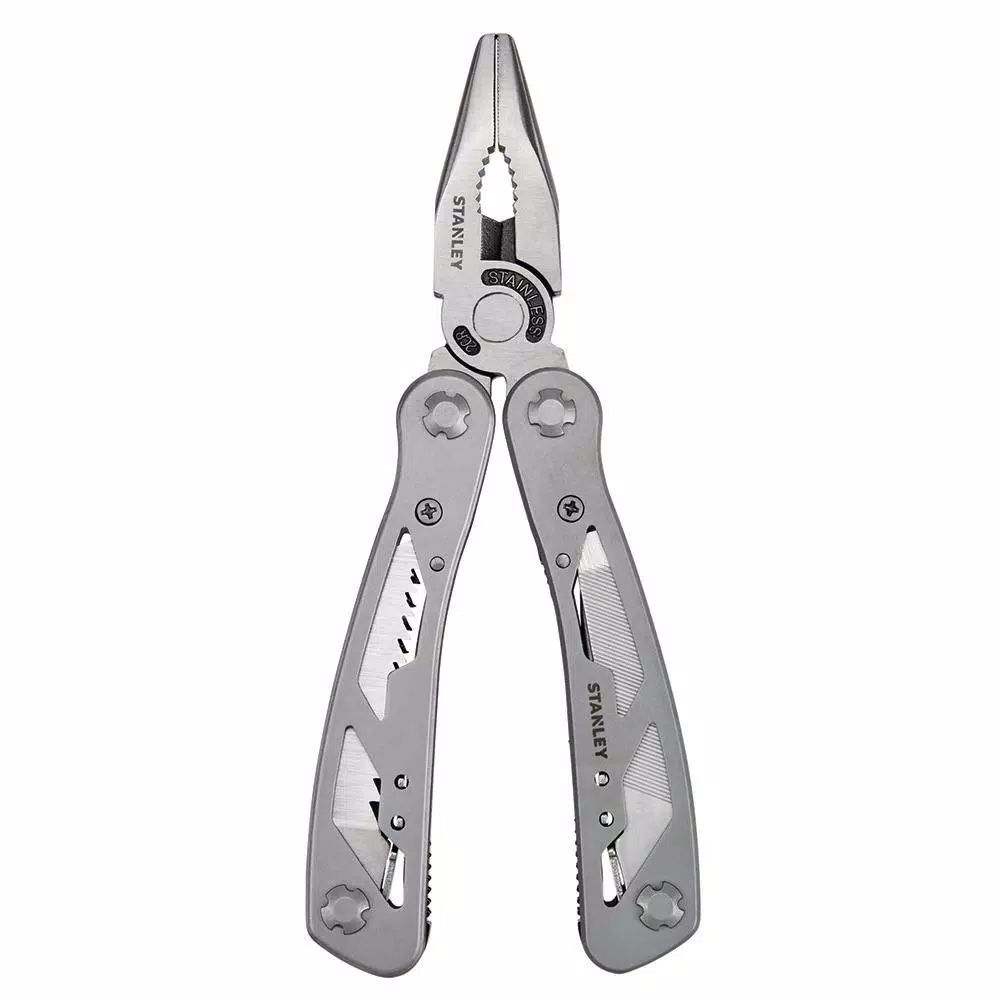 Stanley 12-in-1 Multi-Tool with Nylon Holster, Stainless Steel Hand Tool