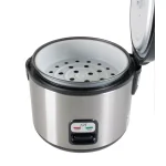 SPT 6-Cup Stainless Steel Rice Cooker and Slow Cooker with Steam Tray thumbnail 2