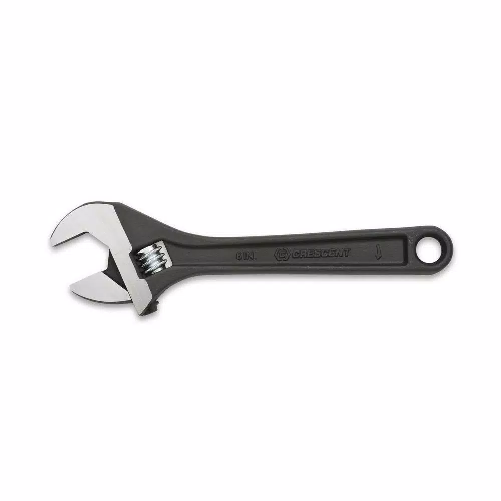Crescent 6 in. Adjustable Wrench, Alloy Steel with Laser Etched Scale