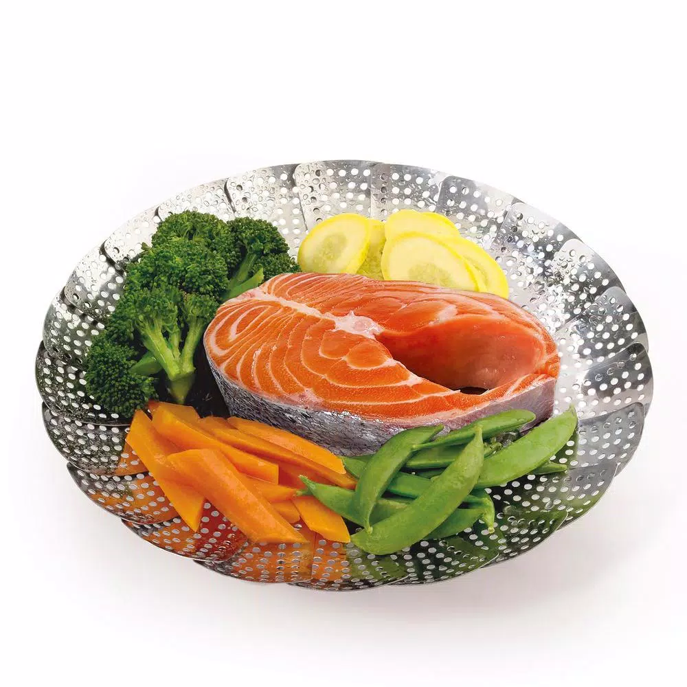 OXO Good Grips Stainless Steel Steamer with Extendable Telescoping Handle