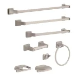 Franklin Brass Futura 30 in. Towel Bar, Brushed Nickel thumbnail 2