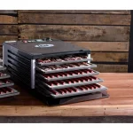 LEM 5-Tray Black Food Dehydrator with Digital Timer and Temperature Controls thumbnail 4
