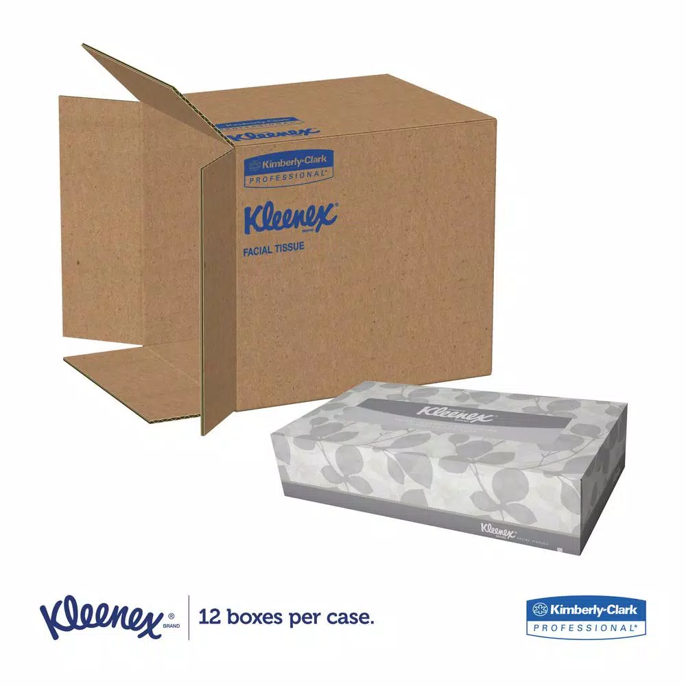 Kleenex Premium 2-Ply Facial Tissue, 125-Count per Box (12 Pack)