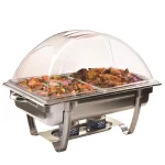 Sterno CandleLamp Sterno 70174 ClearDome Chafing Dish Lid, Universal Fit Transparent Buffet Cover thumbnail 1