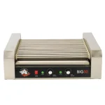 Funtime 306 sq. in. Stainless Steel Hot Dog Roller Grill, Commercial Grade Countertop Specialty Grill thumbnail 4