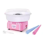 Nostalgia Pink Cotton Candy Maker Machine with 2 Reusable Cones - Works with Hard Candy & Sugar-Free Candy thumbnail 2