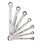 Milwaukee 64-Piece 1/4 in. Drive SAE/Metric Ratchet, Socket, and Combination Ratcheting Wrench Set thumbnail 15