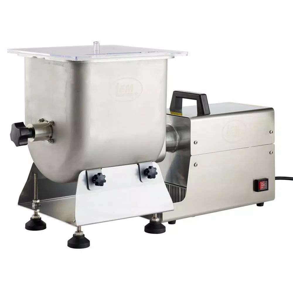 LEM Big Bite 50 lb. Stainless Steel Meat Mixer Attachment for #12 Head Grinders or Larger