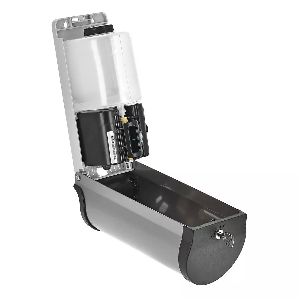 Alpine Industries 800ml Automatic Stainless Steel Gel Sanitizer & Soap Dispenser with Floor Stand