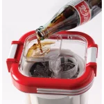 Nostalgia Coca-Cola 32 oz. Slush Drink Maker, Red Countertop Frozen Drink Machine thumbnail 4