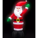 Fraser Hill Farm 20 ft. Pre-Lit Traditional Santa Christmas Inflatable thumbnail 1