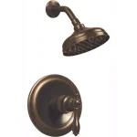 Glacier Bay Estates Single-Handle 1-Spray Shower Faucet in Heritage Bronze (Valve Included) thumbnail 1