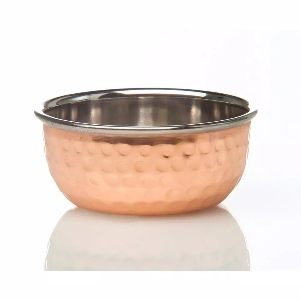 Abigails Element Collection Hammered Copper Condiment Bowls, Set of 4