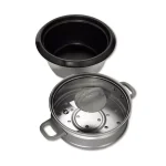 Oster 6-Cup Rice Cooker with Steaming Tray, Measuring Cup and Rice Paddle - Red thumbnail 3