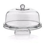 Libbey Selene 2-Piece 6-in-1 Versatile Glass Server and Appetizer Tray Set thumbnail 1