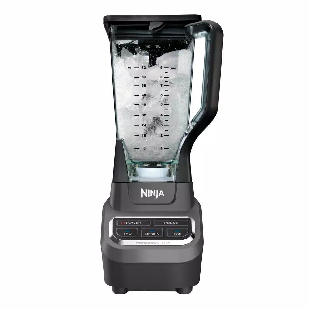 NINJA Professional 72 oz. 3-Speed Black Blender with Stainless Steel Blades