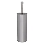 Bath Bliss Chrome Toilet Brush and Holder Set with Stainless Steel Canister thumbnail 1