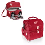 Picnic Time Pranzo Detroit Red Wings Red Insulated Lunch Bag and Picnic Tote with Flatware Set thumbnail 2