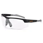 Ergodyne Skullerz Skoll Matte Black Safety Glasses with Clear Lens - ANSI Z87.1 Certified thumbnail 1