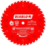 Diablo 10 in. x 40-Tooth General Purpose Circular Saw Blade, 2-Pack thumbnail 5