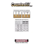 Milescraft Adjustable Titanium Coated Countersink Drill Bit Set, 4-Piece, Hex Shank thumbnail 3