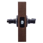 Copper Creek Waverlie Colonial Black Privacy Lever for Bedroom and Bathroom Doors thumbnail 3