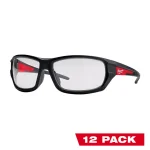 Milwaukee Performance Safety Glasses with Clear Fog-Free Anti-Scratch Lenses, 12-Pack thumbnail 1
