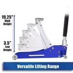 Arcan ALJ2TW 2-Ton Aluminum Floor Jack, Lightweight Service Jack with Dual Pump Pistons thumbnail 2