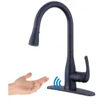 Flow Series Motion Activated Single-Handle Pull-Down Kitchen Faucet, Oil Rubbed Bronze (3-Pack) thumbnail 3