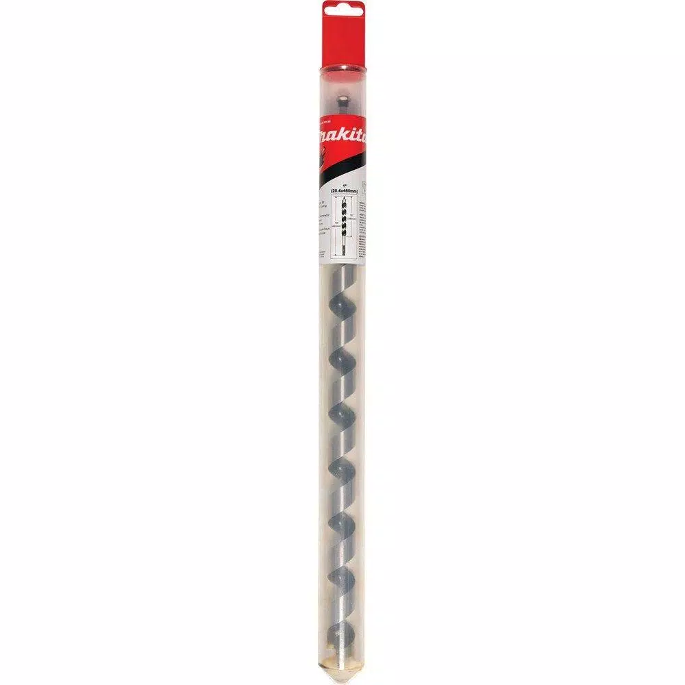 Makita 1 in. x 18 in. Steel Ship Auger Bit with 7/16 in. Hex Shank